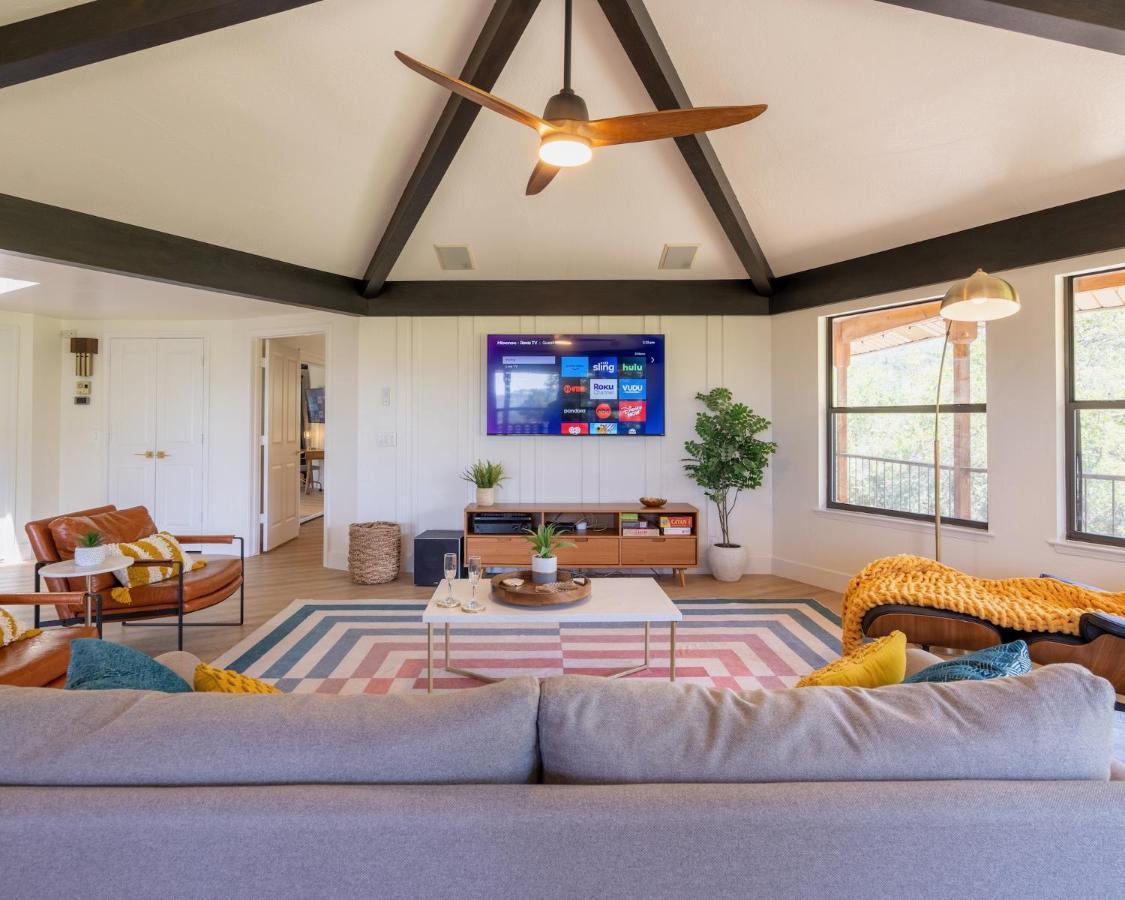 Secluded Mtn Top Family Haven W/Views Spa & Arcade Three Rivers Exterior foto