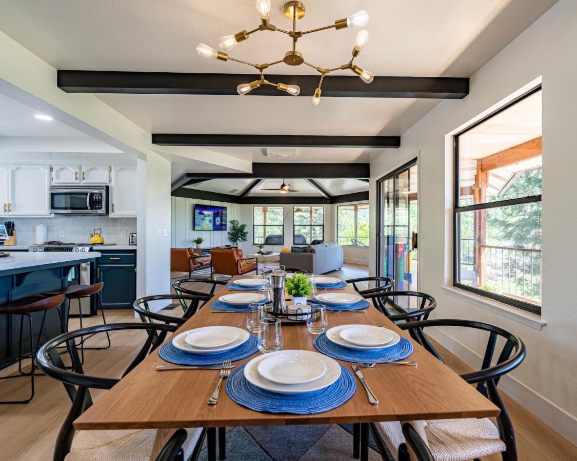 Secluded Mtn Top Family Haven W/Views Spa & Arcade Three Rivers Exterior foto